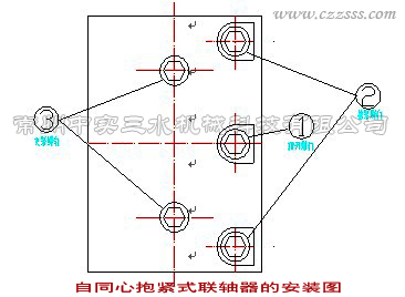 中實(shí)三水分散機(jī)自同心聯(lián)軸器安裝圖